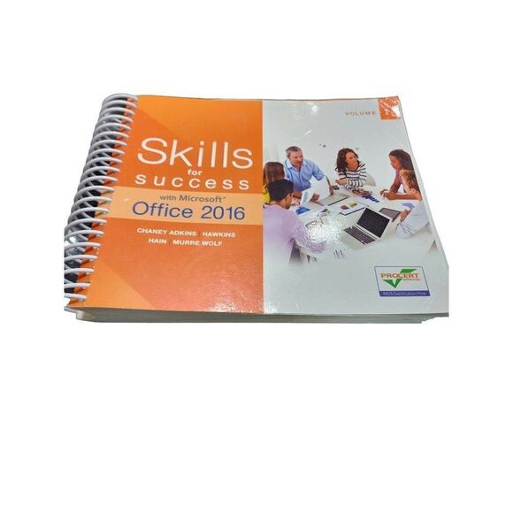 Skills for Success with Microsoft Office 2016 Volume 1 (Skills for Success for O - Picture 1 of 6